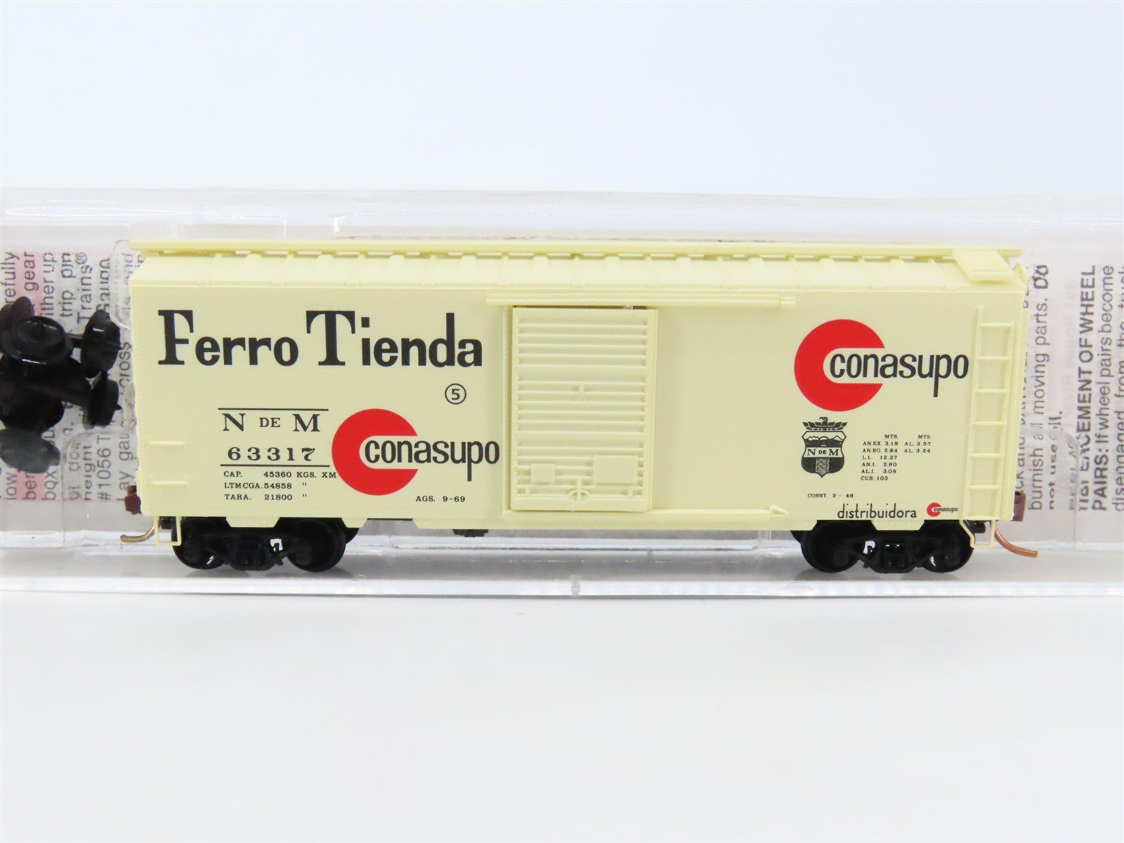 N Micro-Trains MTL 02000730 NdeM National Railways Of Mexico 40' Box Car #63317