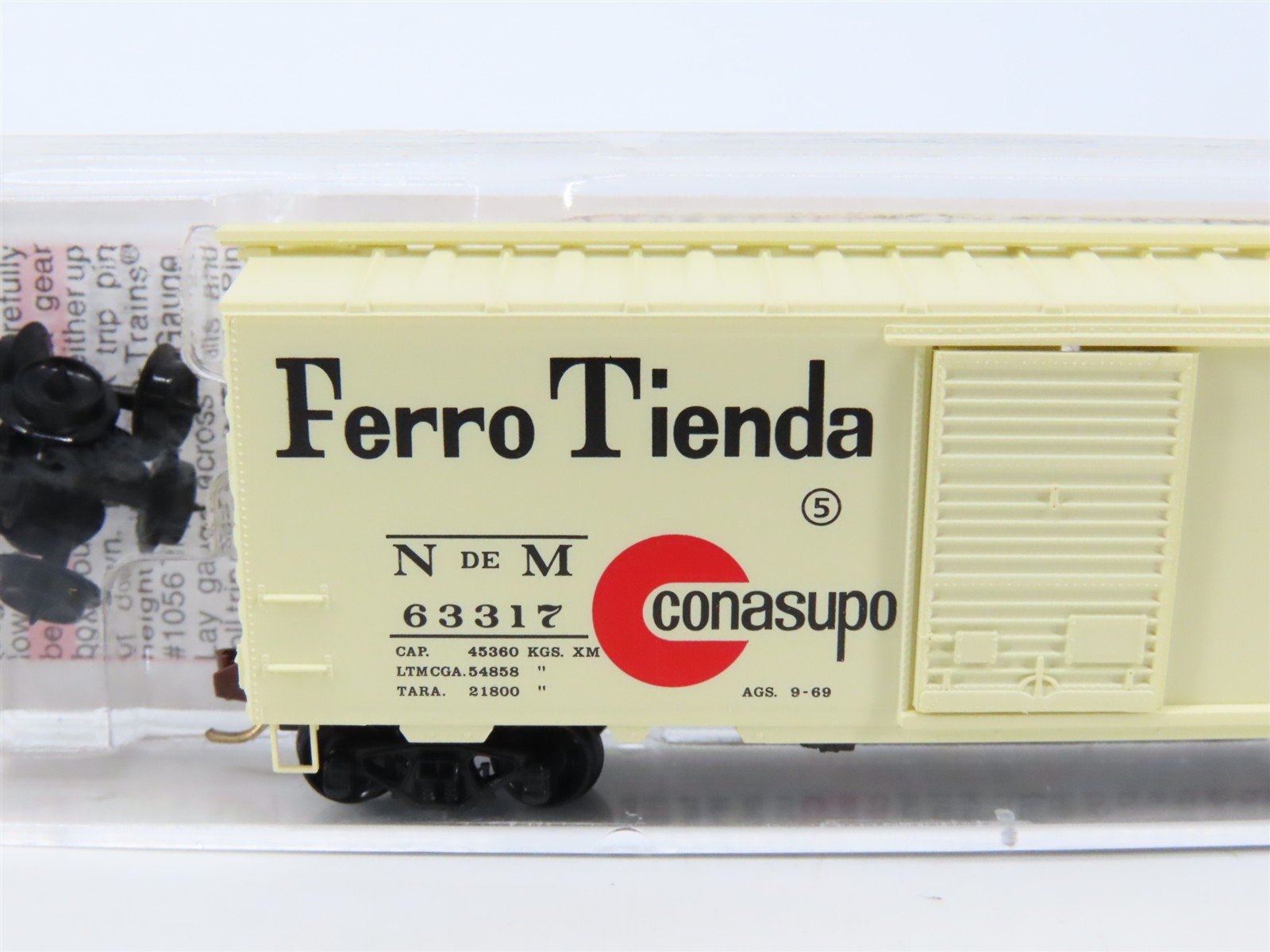 N Micro-Trains MTL 02000730 NdeM National Railways Of Mexico 40' Box Car #63317