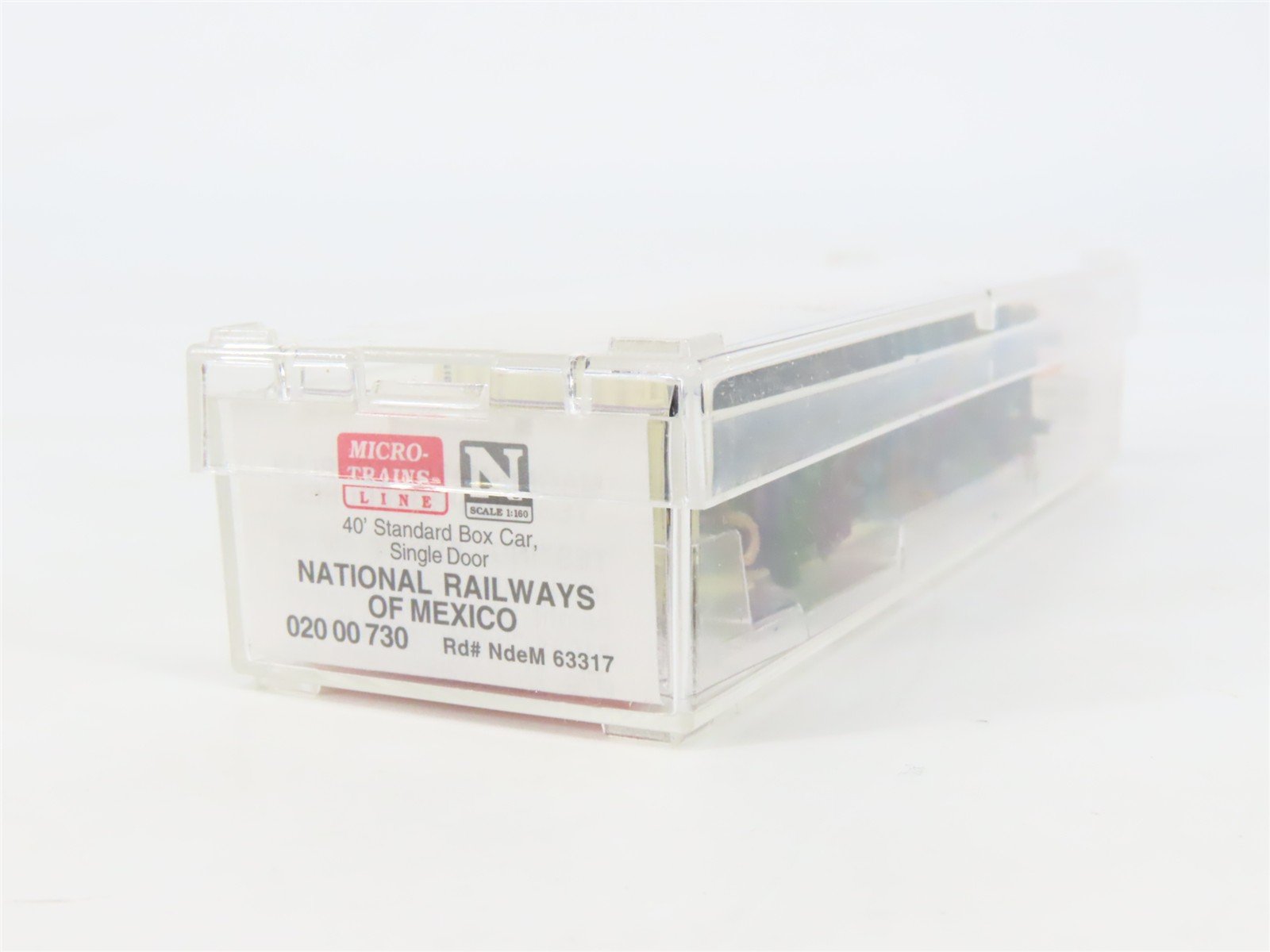 N Micro-Trains MTL 02000730 NdeM National Railways Of Mexico 40' Box Car #63317