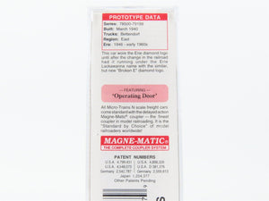 N Scale Micro-Trains MTL 02000870 Erie Railroad 40' Single Door Box Car #79006