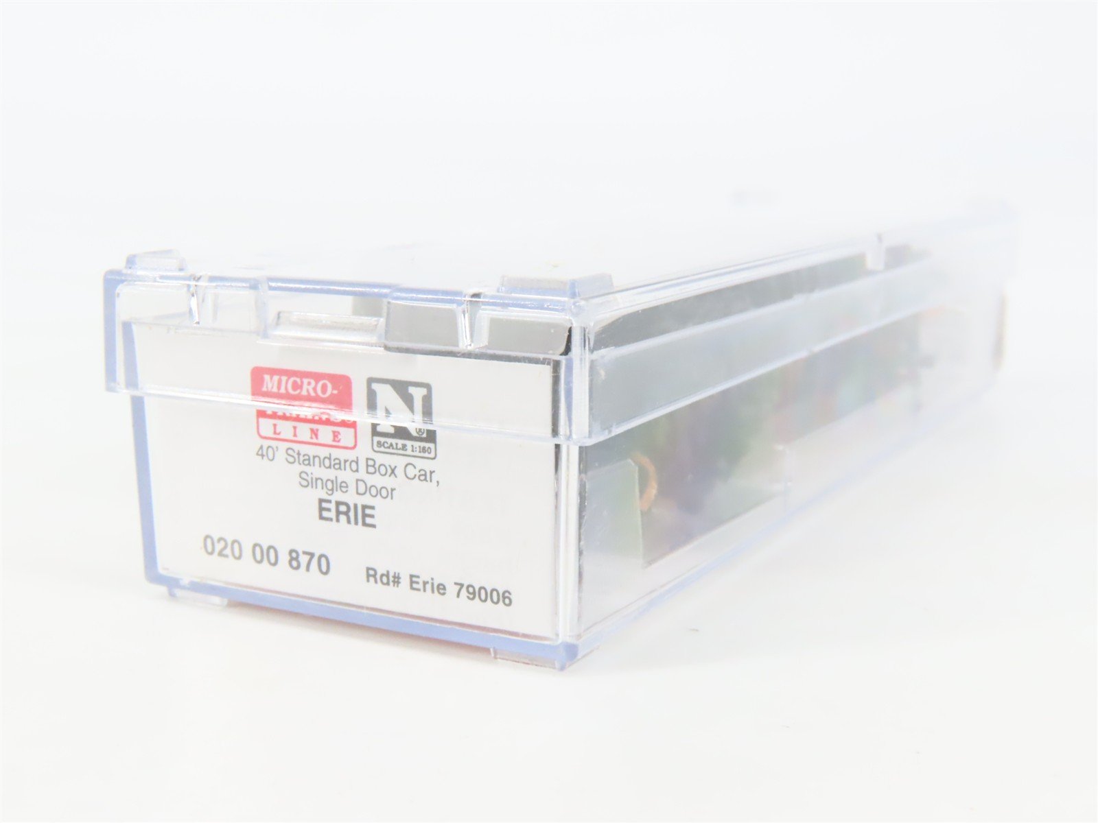 N Scale Micro-Trains MTL 02000870 Erie Railroad 40' Single Door Box Car #79006