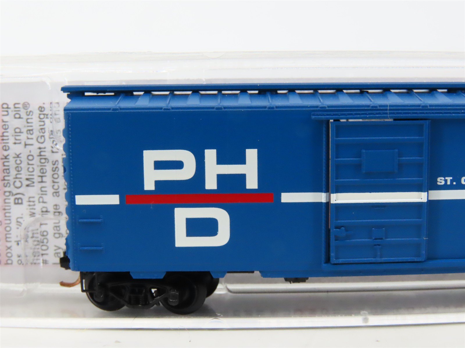 N Scale Micro-Trains MTL 02000150 PHD St. Clair Blue Water Route 40' Boxcar 1309