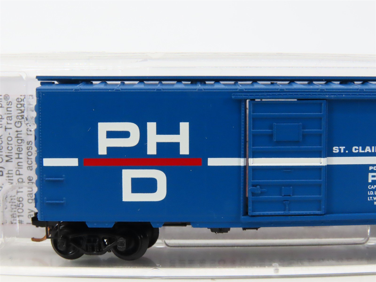 N Scale Micro-Trains MTL 02000150 PHD St. Clair Blue Water Route 40' Boxcar 1309