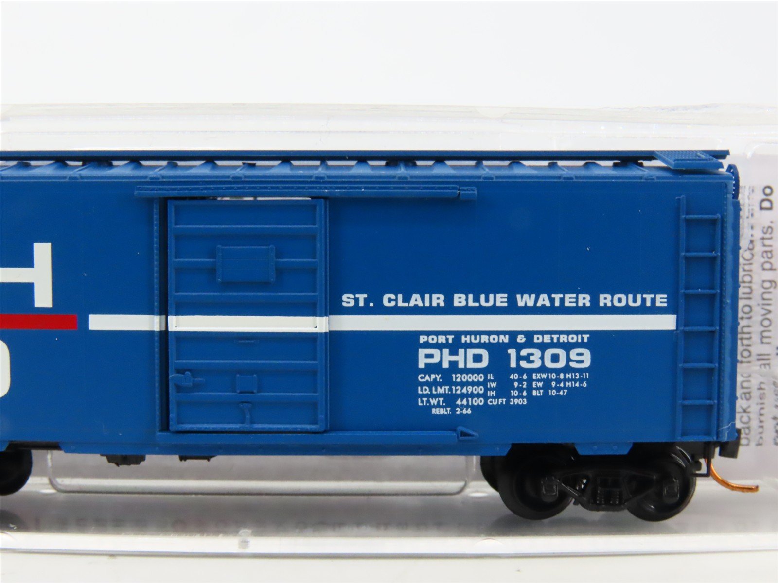 N Scale Micro-Trains MTL 02000150 PHD St. Clair Blue Water Route 40' Boxcar 1309