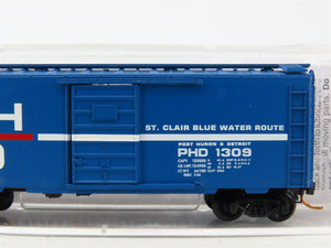 N Scale Micro-Trains MTL 02000150 PHD St. Clair Blue Water Route 40' Boxcar 1309