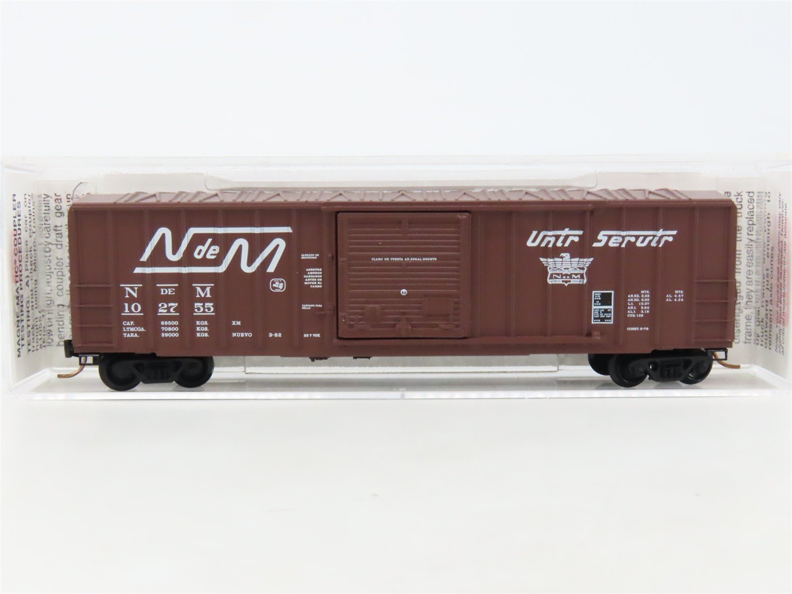 N Scale Micro-Trains MTL 25320 NdeM National Railway Of Mexico 50' Boxcar 102755