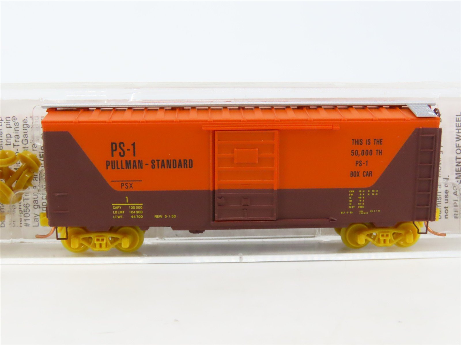 N Scale Micro-Trains MTL 20626 PSX Pullman-Standard Exhibition 40' Box Car #1