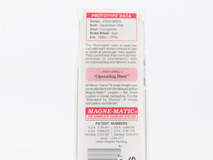 N Scale Micro-Trains MTL 20090 SP Southern Pacific Overnight 40' Box Car #97950