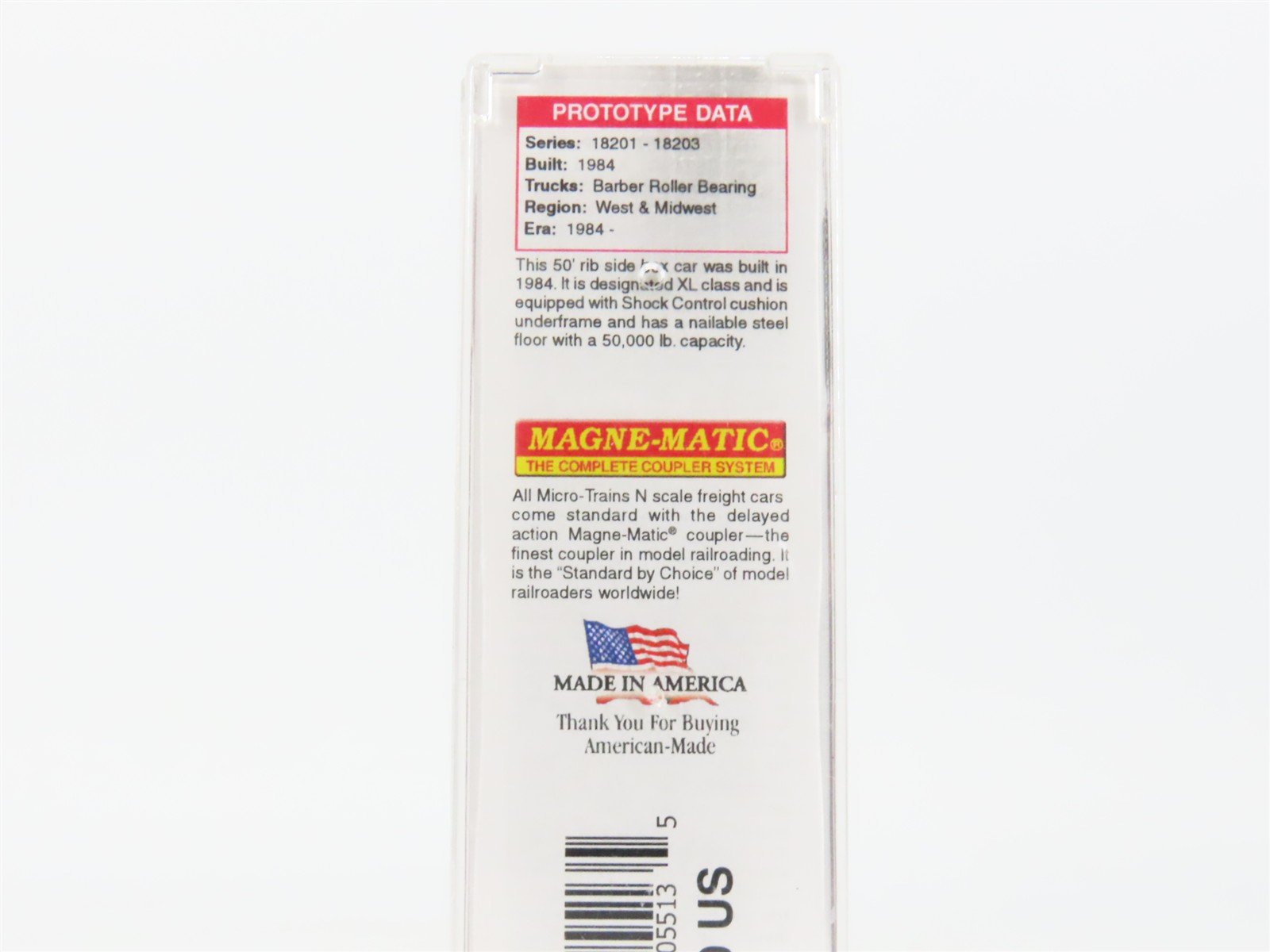 N Scale Micro-Trains MTL 03044250 ATSF Santa Fe 50' Box Car #18203 w/ Graffiti