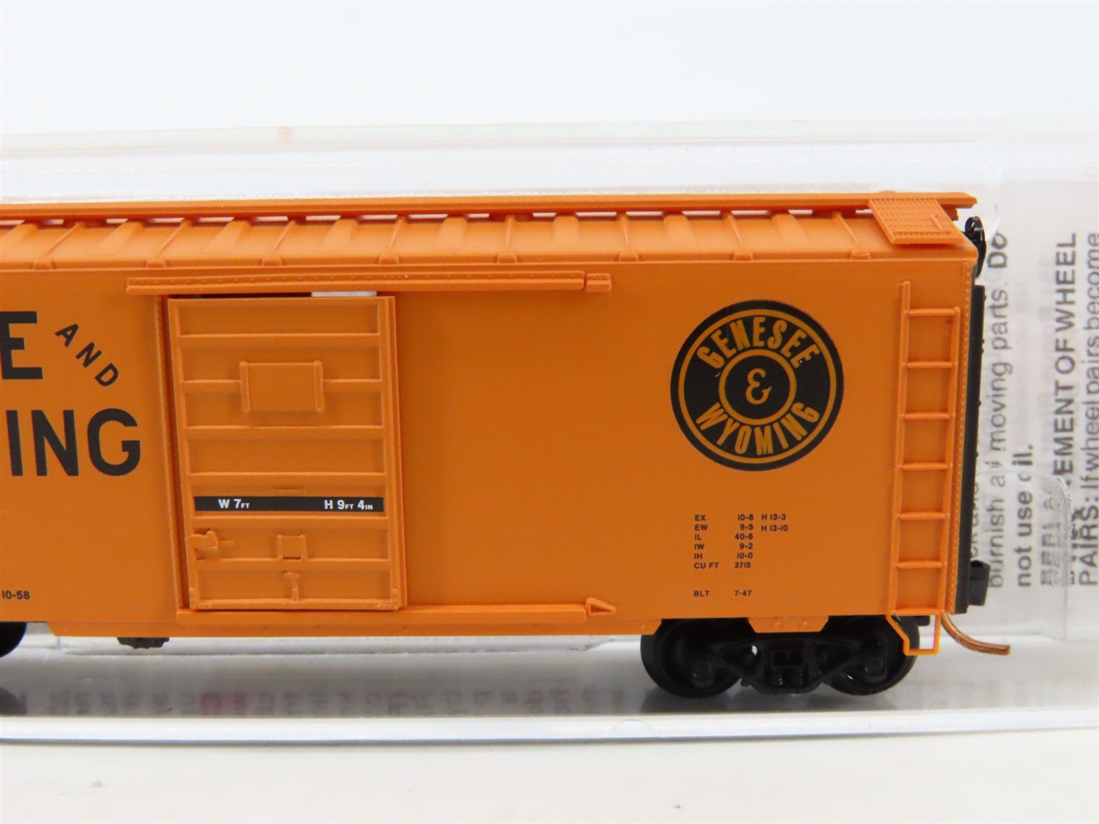N Scale Micro-Trains MTL 02000706 GNW Genesee & Wyoming 40' Box Car #100079