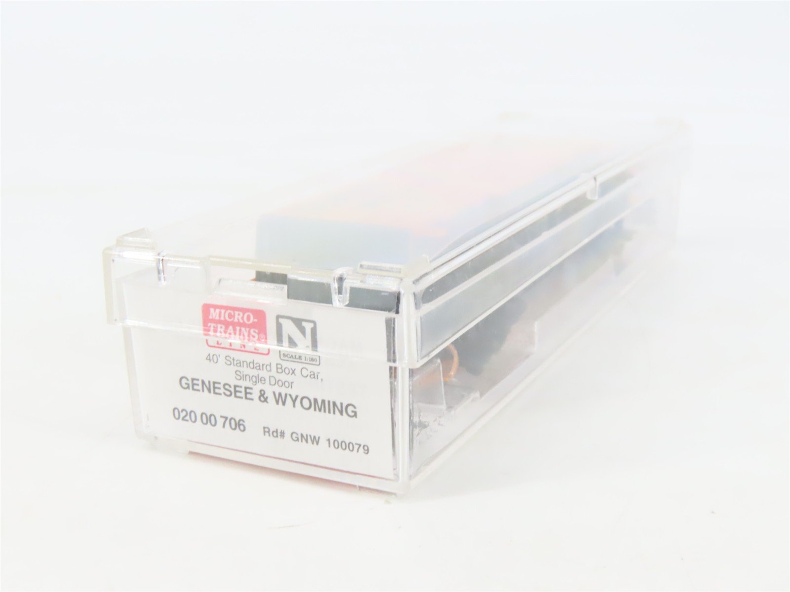 N Scale Micro-Trains MTL 02000706 GNW Genesee & Wyoming 40' Box Car #100079