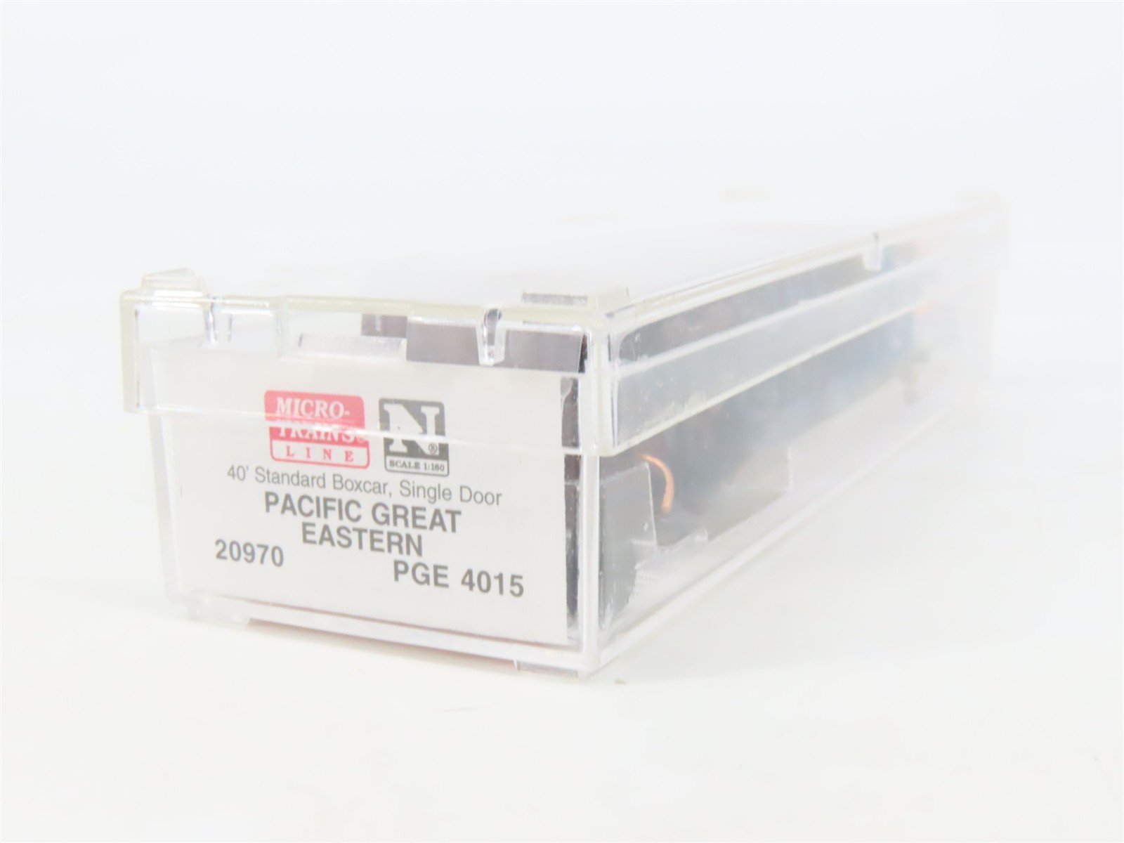 N Scale Micro-Trains MTL 20970 PGE Pacific Great Eastern 40' Box Car #4015