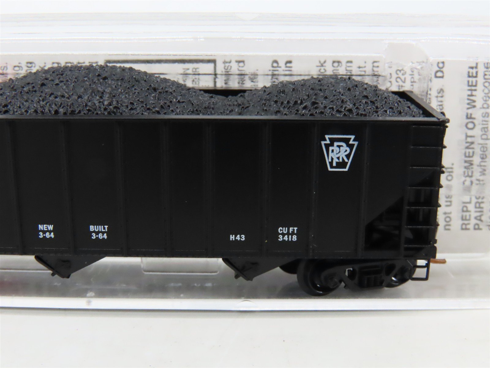 N Scale Micro-Trains MTL 108040 PRR Pennsylvania 3-Bay Hopper #180193 w/ Load