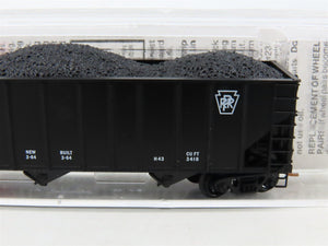 N Scale Micro-Trains MTL 108040 PRR Pennsylvania 3-Bay Hopper #180193 w/ Load