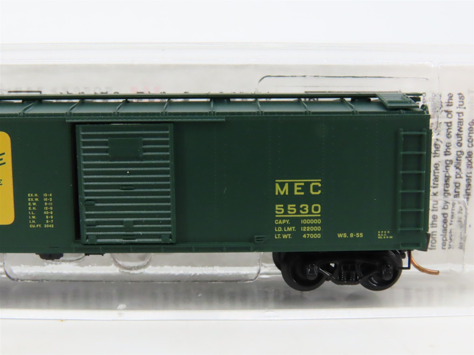 N Micro-Trains MTL 120040 MEC Maine Central Pine Tree Route 40' Box Car #5530