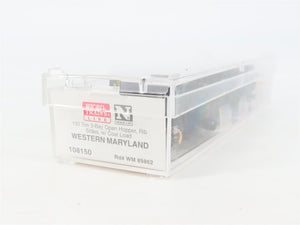 N Scale Micro-Trains MTL 108150 WM Chessie System 3-Bay Hopper #89862 w/ Load