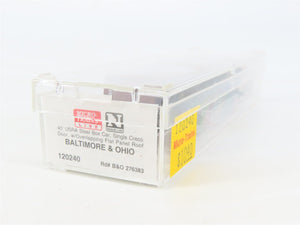 N Scale Micro-Trains MTL 120240 B&O Baltimore & Ohio 40' Steel Box Car #276383