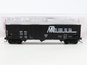N Micro-Trains MTL 10800570 MT&L Route Of The Rogue Valley 3-Bay Hopper #12243