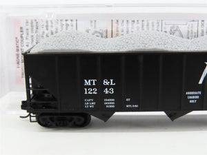 N Micro-Trains MTL 10800570 MT&L Route Of The Rogue Valley 3-Bay Hopper #12243