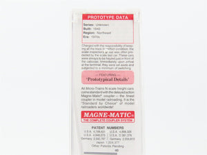 N Scale Micro-Trains MTL 12100080 NH New Haven Scale Test Car #M-23