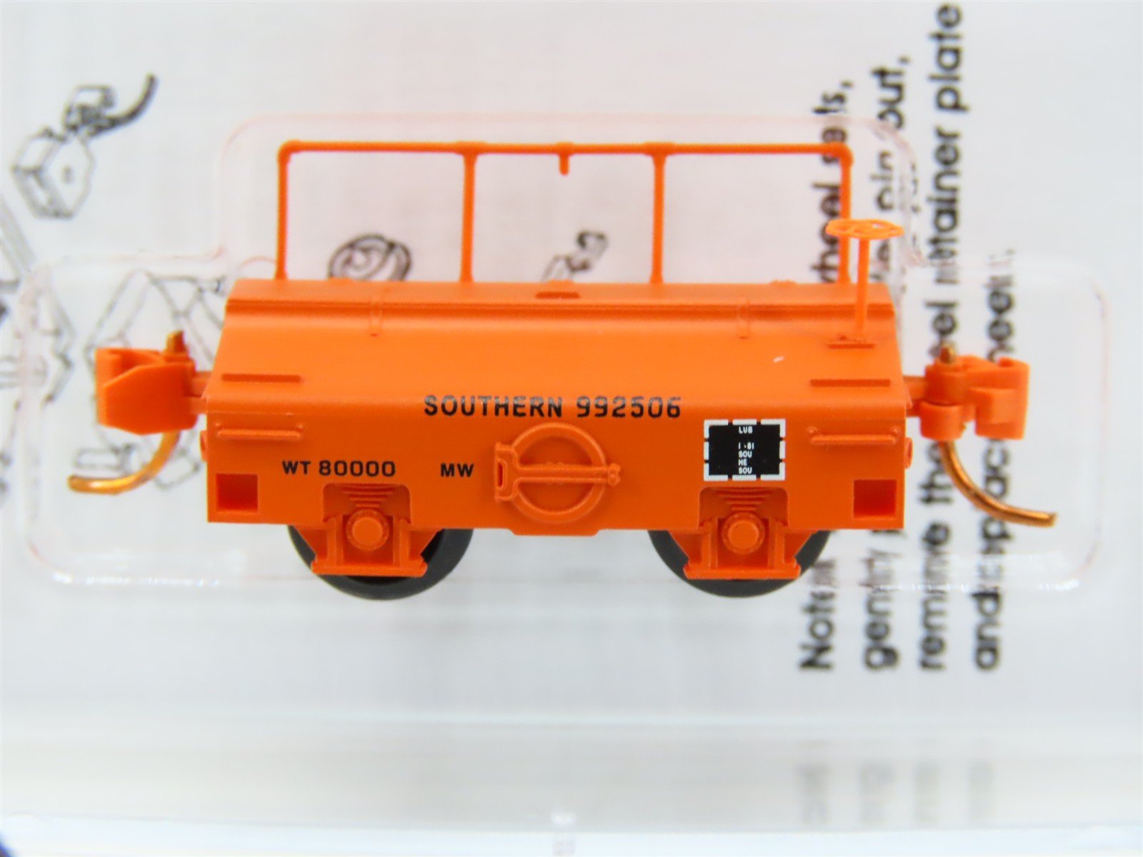 N Scale Micro-Trains MTL 12100060 Southern Railway Scale Test Car #992506