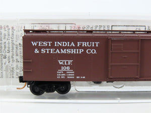 N Scale Micro-Trains MTL 120510 WIF West India Fruit & Steamship 40' Boxcar #106