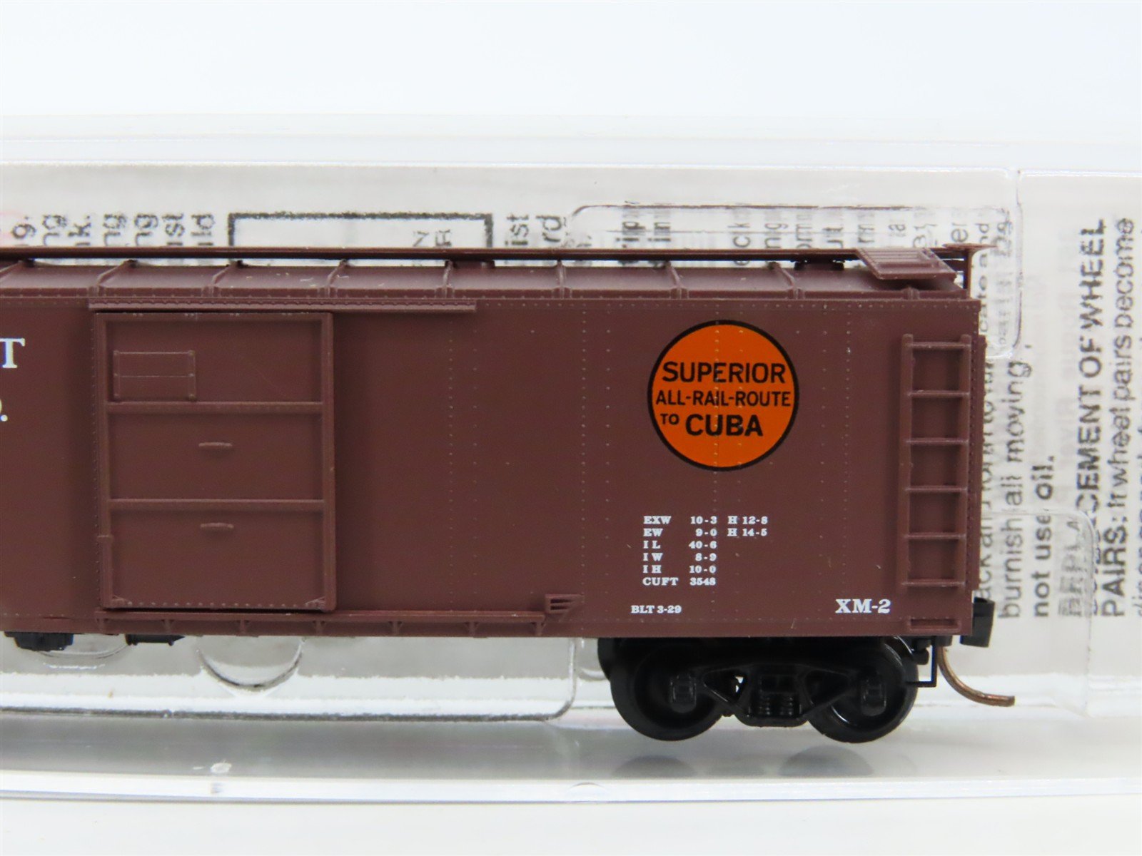 N Scale Micro-Trains MTL 120510 WIF West India Fruit & Steamship 40' Boxcar #106
