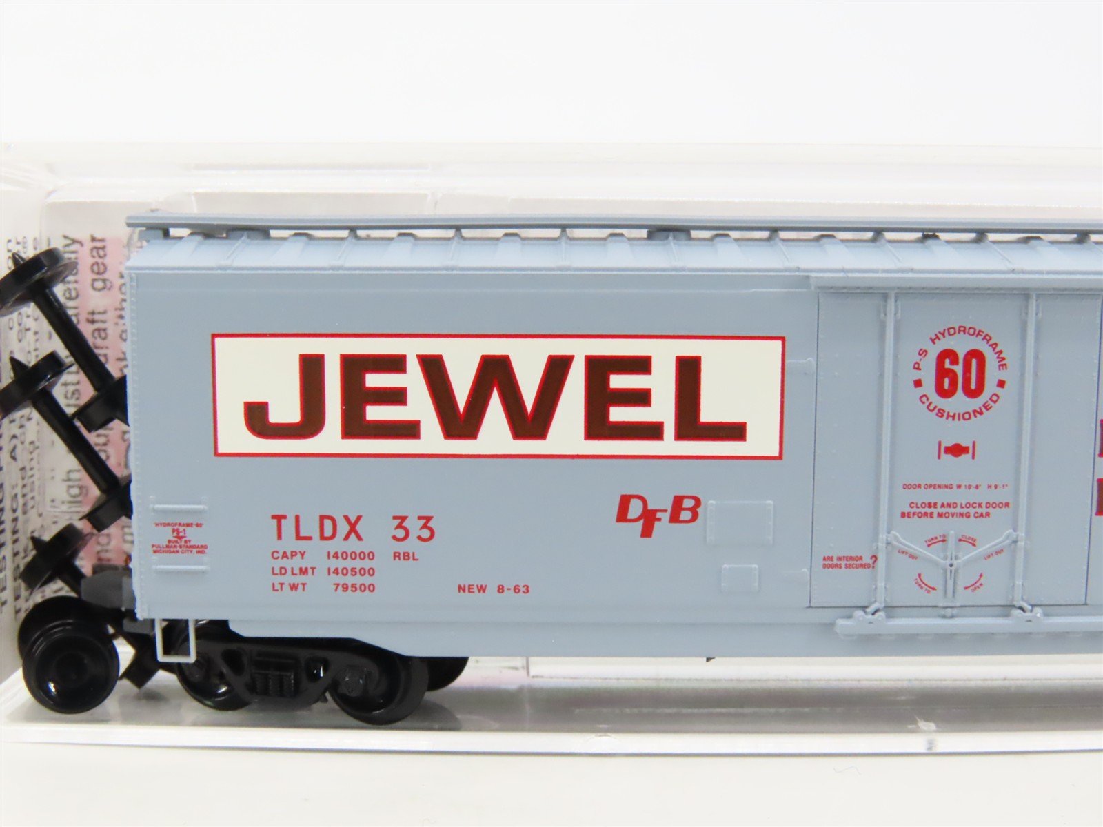 N Scale Micro-Trains MTL 03200440 TLDX Jewel Tea Co. 50' Plug Door Box Car #33