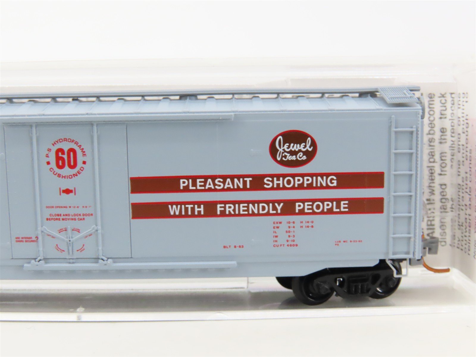 N Scale Micro-Trains MTL 03200440 TLDX Jewel Tea Co. 50' Plug Door Box Car #33