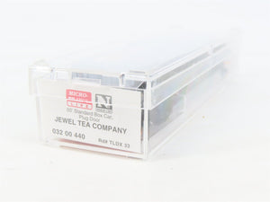 N Scale Micro-Trains MTL 03200440 TLDX Jewel Tea Co. 50' Plug Door Box Car #33