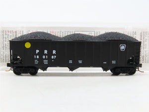 N Scale Micro-Trains MTL 108040 PRR Pennsylvania 3-Bay Hopper #180187 w/ Load