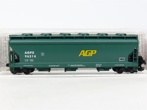 N Scale Micro-Trains MTL 93060 AGPX AG Processing 3-Bay Covered Hopper #96314