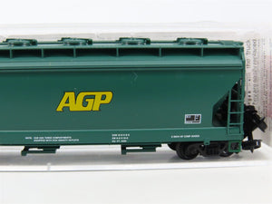 N Scale Micro-Trains MTL 93060 AGPX AG Processing 3-Bay Covered Hopper #96314