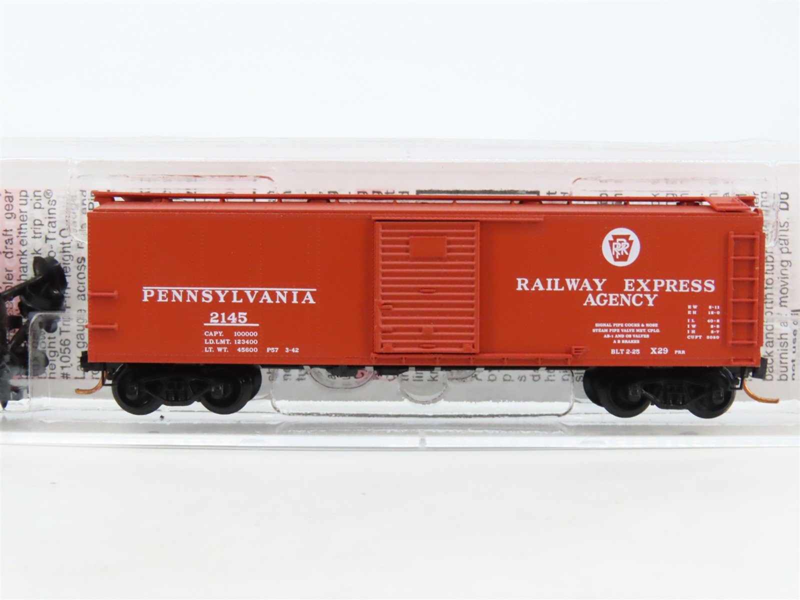N Micro-Trains MTL 12000260 PRR Pennsylvania Railway Express 40' Box Car #2145
