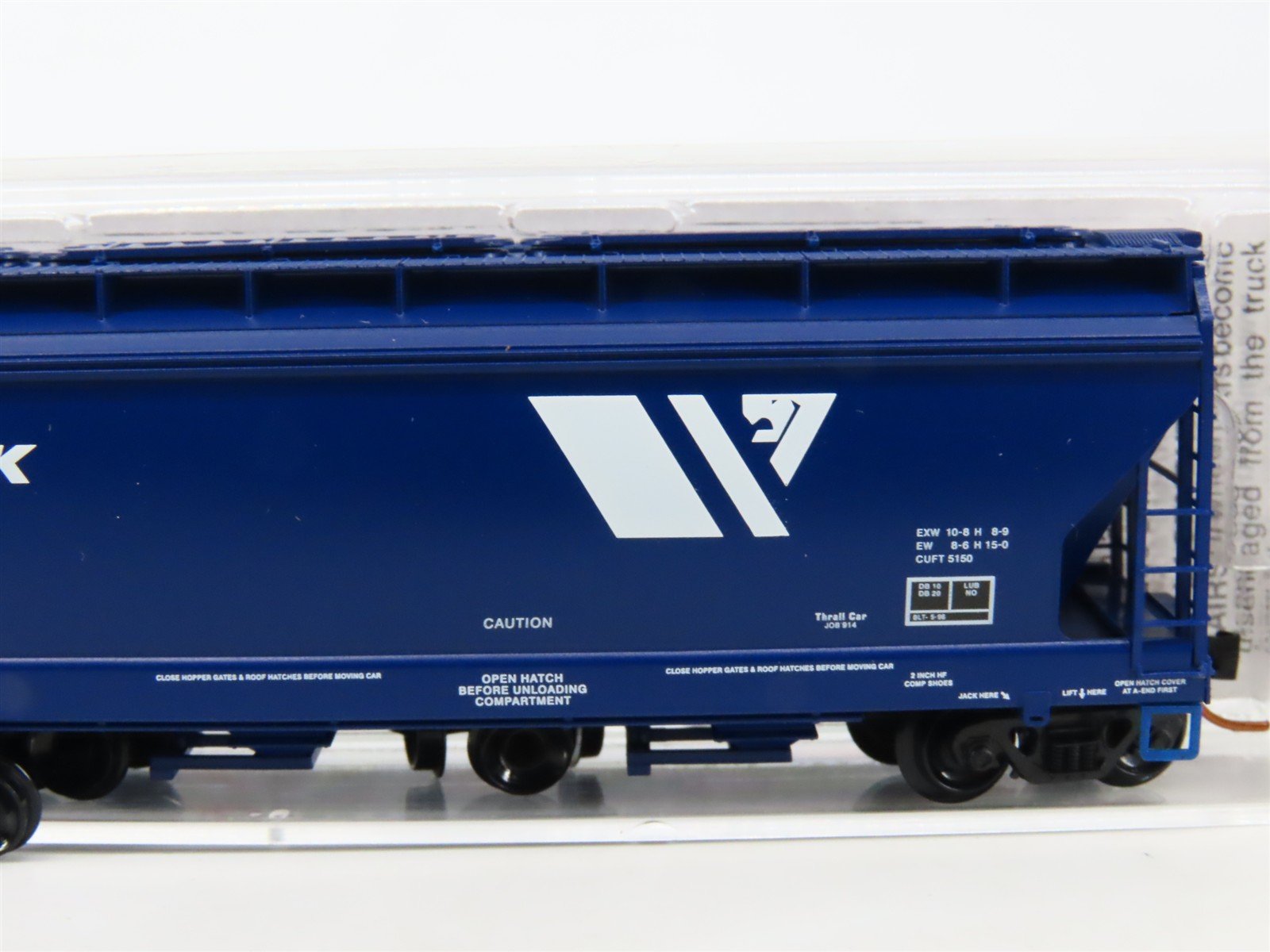 N Micro-Trains MTL 09400080 MRL Montana Rail Link 3-Bay Covered Hopper #51022