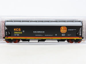 N Micro-Trains MTL 09400270 KCS Kansas City Southern 3-Bay Covered Hopper 286022