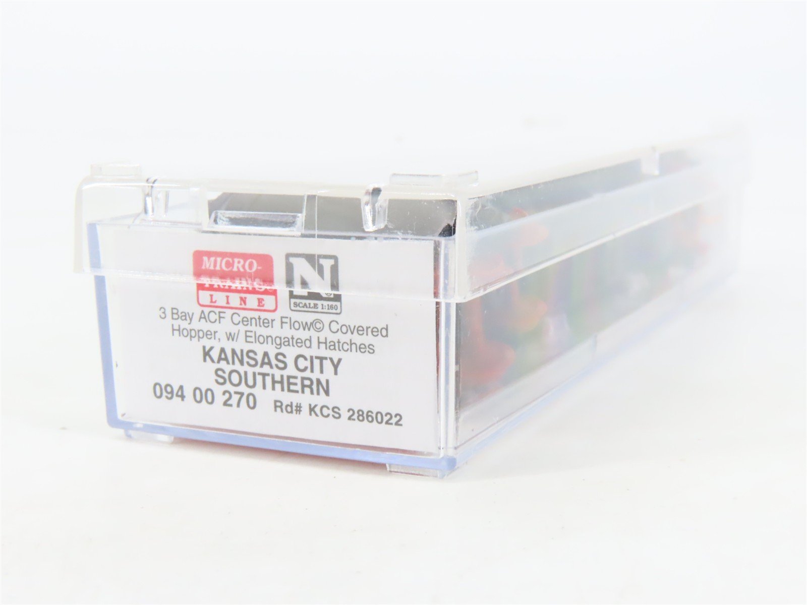 N Micro-Trains MTL 09400270 KCS Kansas City Southern 3-Bay Covered Hopper 286022
