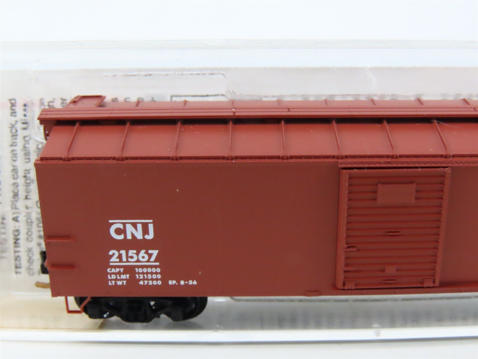 N Scale Micro-Trains MTL 120020 CNJ Jersey Central 40' Single Door Boxcar #21567