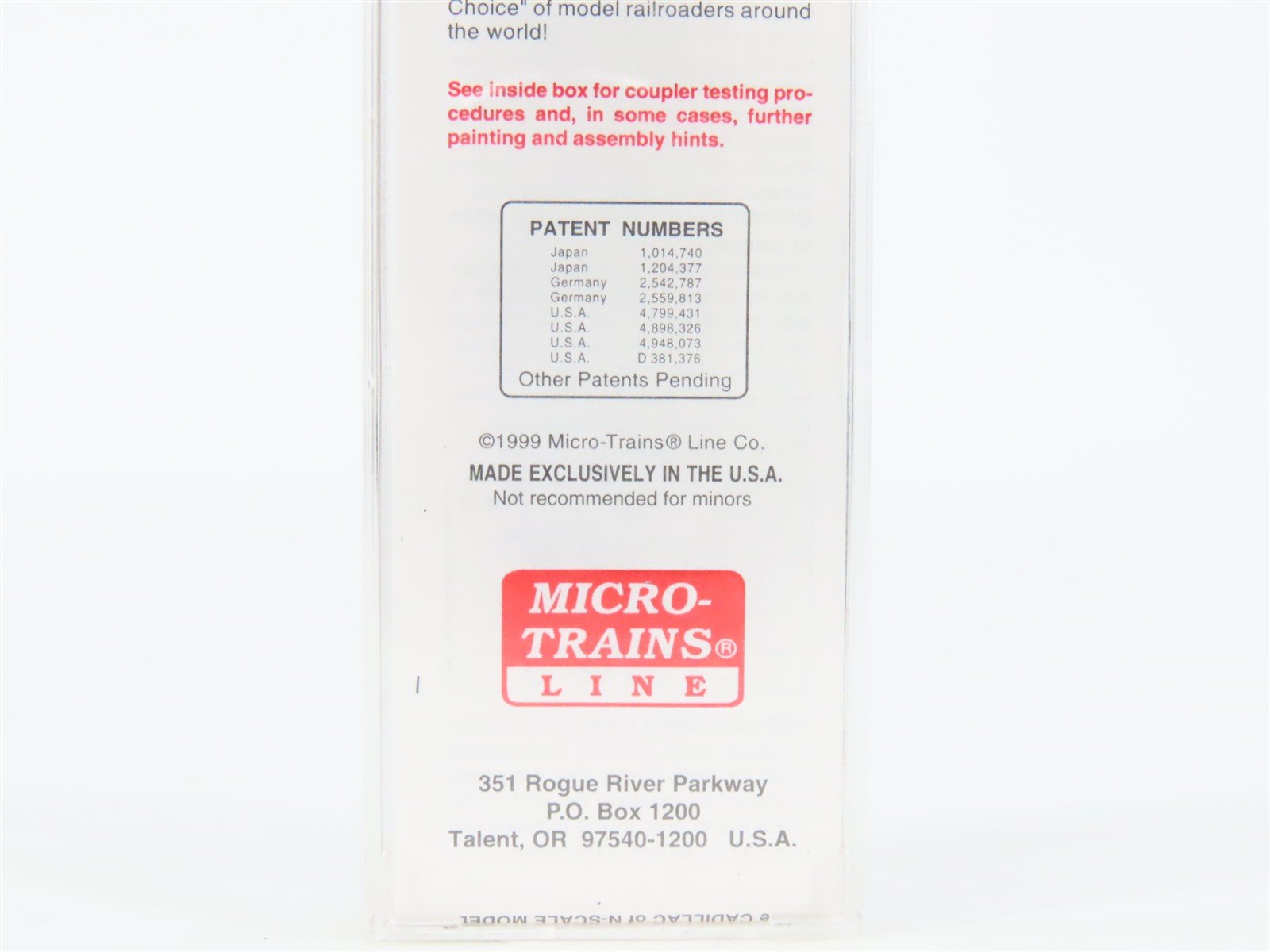 N Scale Micro-Trains MTL 120020 CNJ Jersey Central 40' Single Door Boxcar #21567