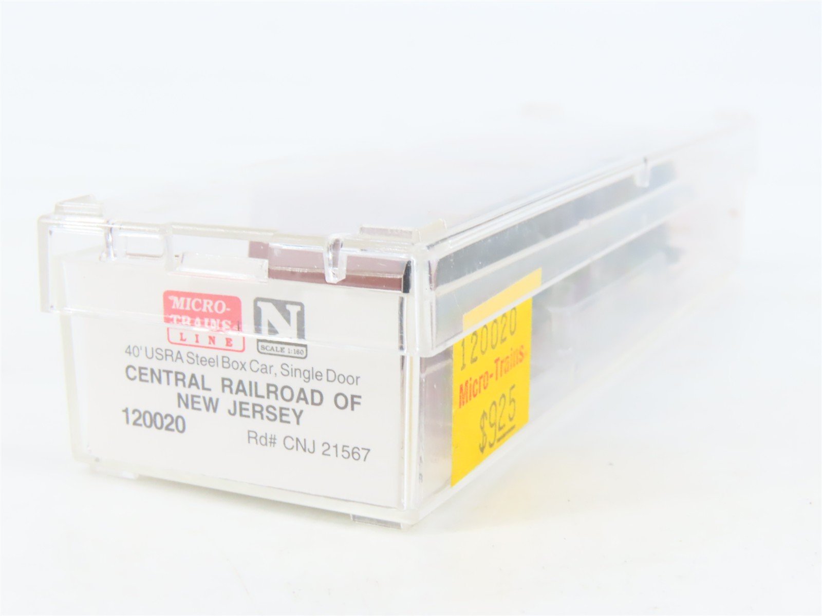 N Scale Micro-Trains MTL 120020 CNJ Jersey Central 40' Single Door Boxcar #21567