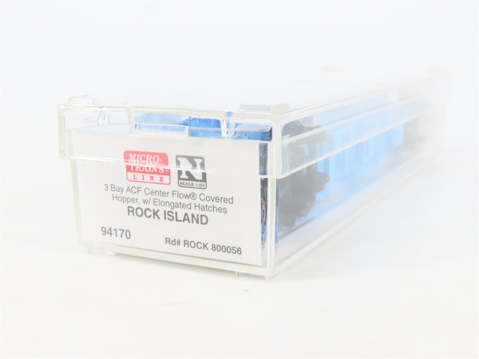 N Scale Micro-Trains MTL 94170 ROCK The Rock 3-Bay Covered Hopper #800056