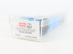 N Scale Micro-Trains MTL 94170 ROCK The Rock 3-Bay Covered Hopper #800056