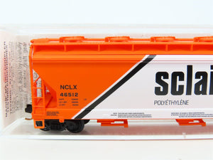 N Scale Micro-Trains MTL 93040 NCLX SCLAIR 3-Bay Covered Hopper #46512