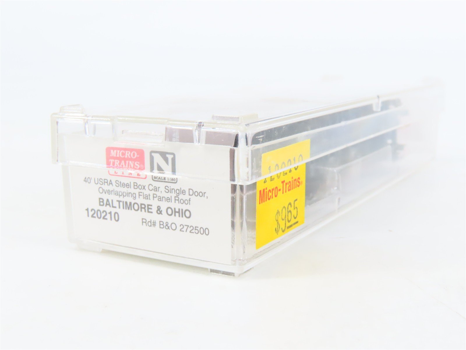 N Scale Micro-Trains MTL 120210 B&O Baltimore & Ohio 40' Box Car #272500