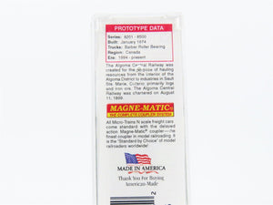 N Scale Micro-Trains MTL 12500130 AC Algoma Central 43' Ortner Open Hopper #8377