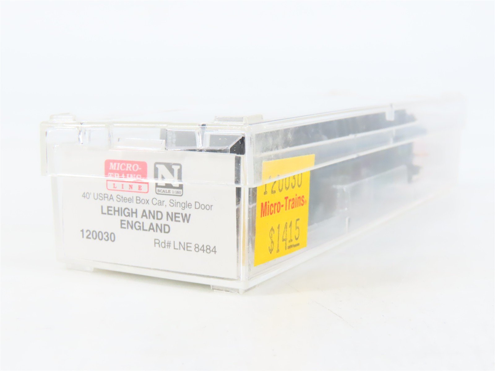 N Scale Micro-Trains MTL 120030 LNE Lehigh & New England 40' Box Car #8484