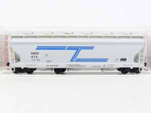 N Scale Micro-Trains MTL 93090 SMNX Solvay Minerals 3-Bay Covered Hopper #472