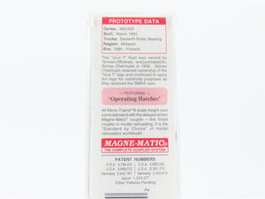 N Scale Micro-Trains MTL 93090 SMNX Solvay Minerals 3-Bay Covered Hopper #472