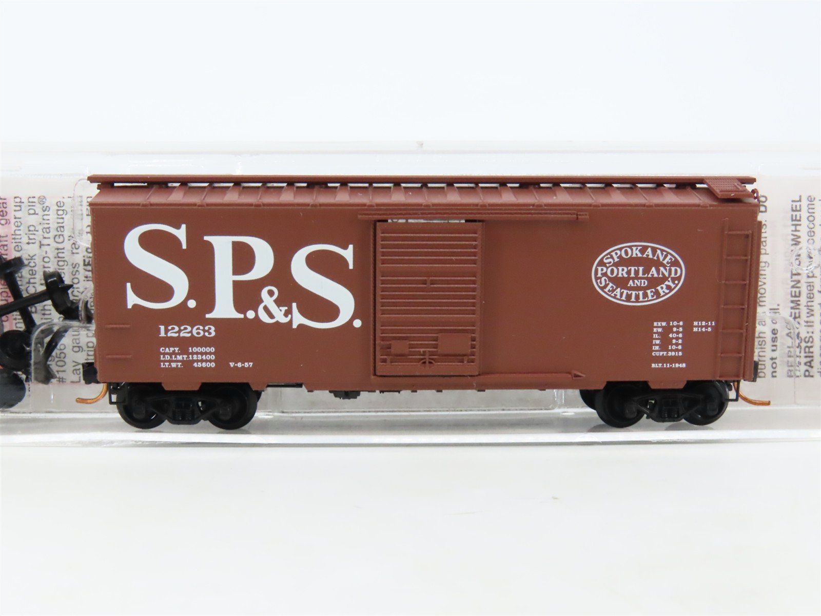 N Micro-Trains MTL 02000850 SP&S Spokane Portland & Seattle 40' Box Car #12263