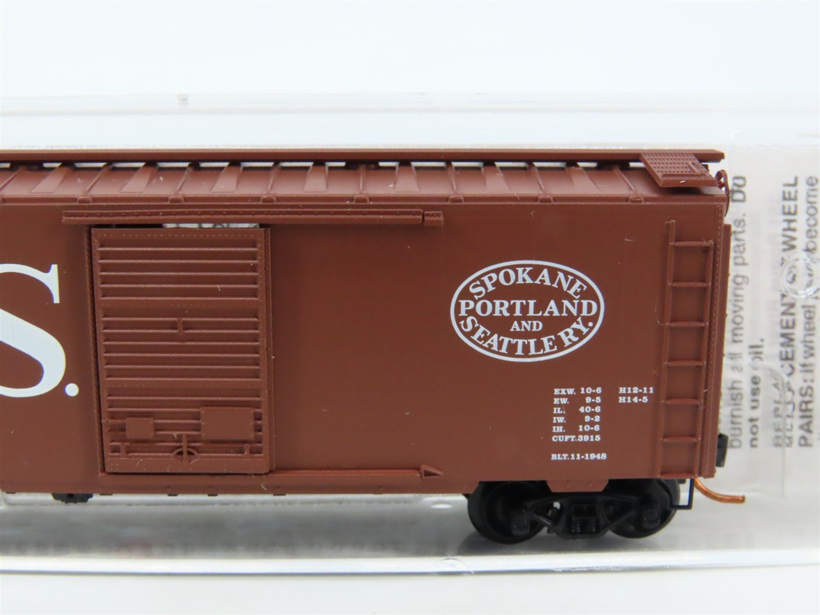 N Micro-Trains MTL 02000850 SP&S Spokane Portland & Seattle 40' Box Car #12263